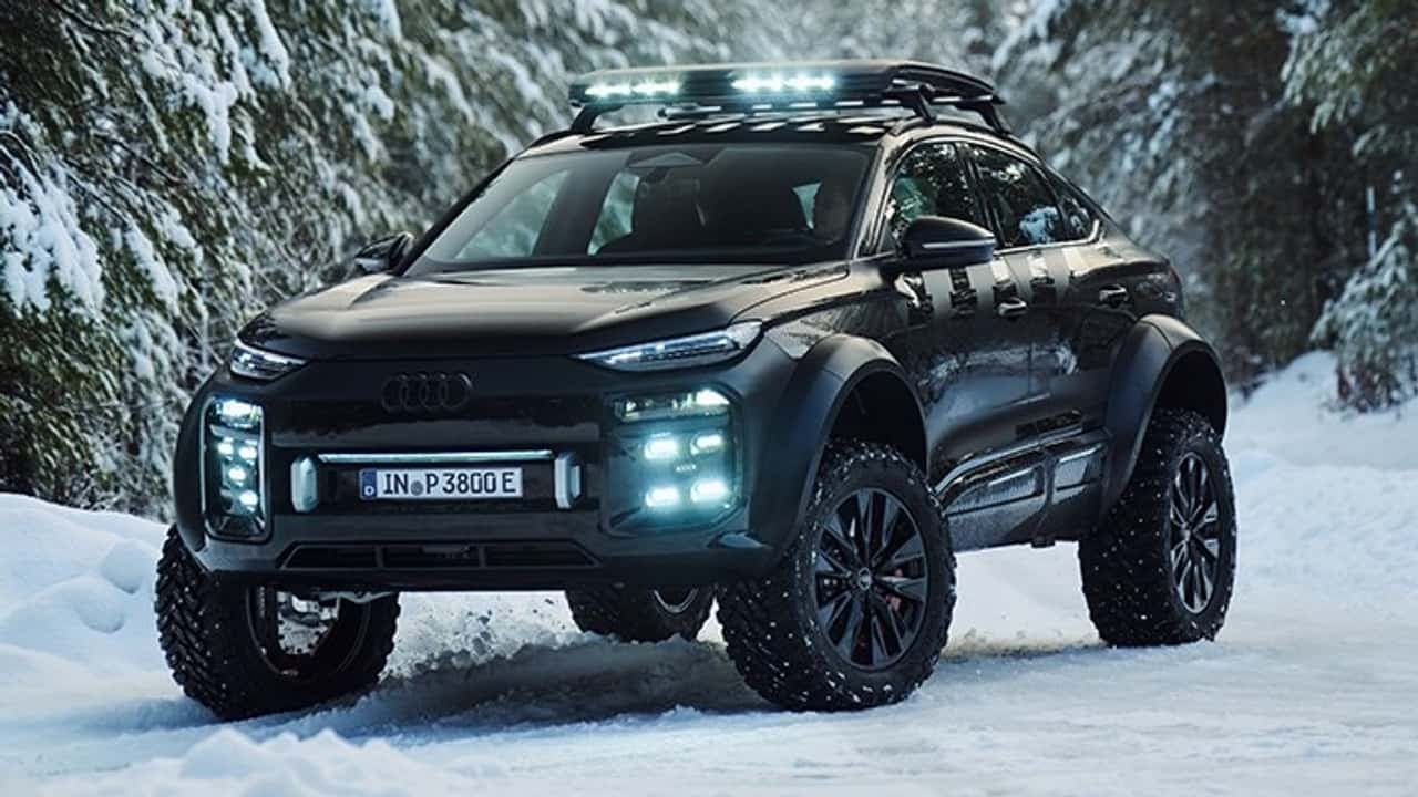 Audi випустила електричного позашляховика з портальними осями